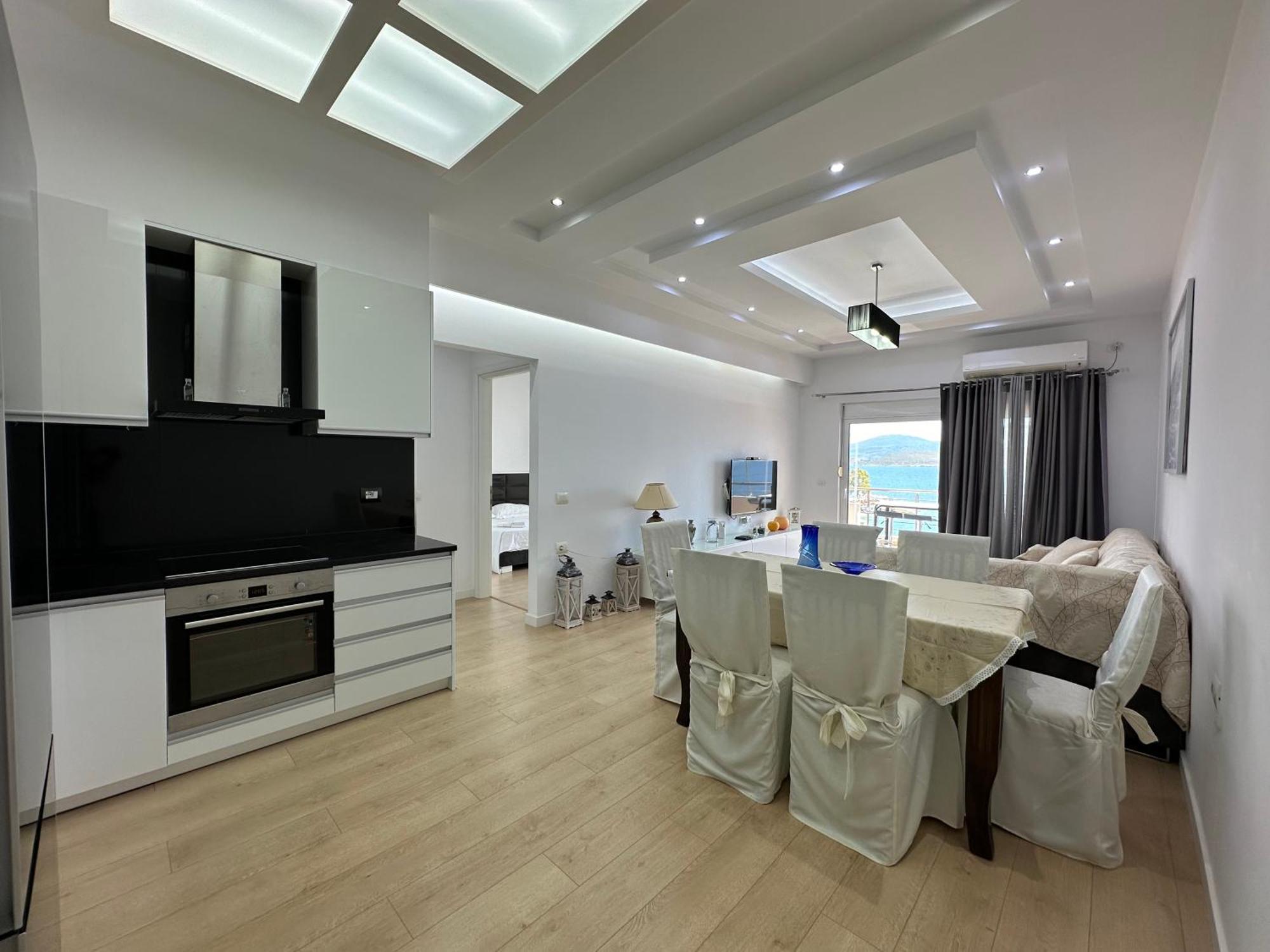 Apartmán Luxy Coral Aparts Sarandë Exteriér fotografie
